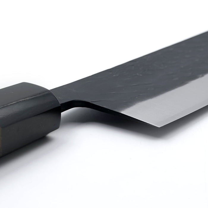 Tadafusa SLD Nakiri 165mm Black Hammered Heel