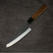 Tadafusa SLD Santoku 165mm (6.5") Black Hammered Back Side