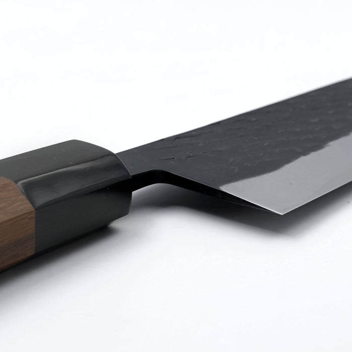 Tadafusa SLD Santoku 165mm Black Hammered Heel