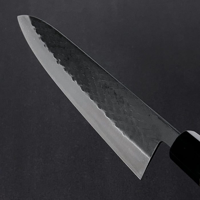 Tadafusa SLD Gyuto 240mm Black Hammered Back Blade