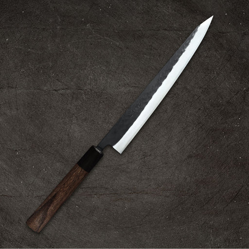 Tadafusa SLD Sujihiki 240mm Black Hammered