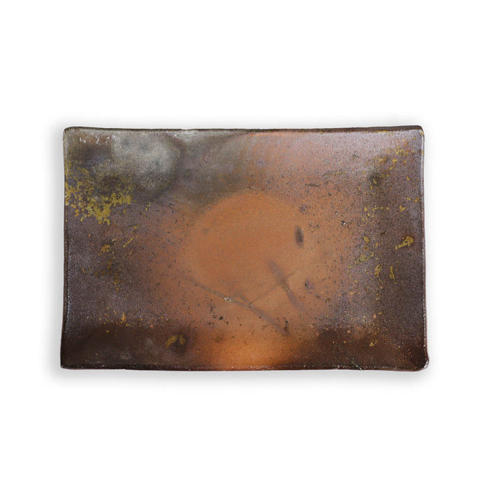 Kanayama Matte Brown Rectangular Sashimi Plate 8.3" x 5.4"
