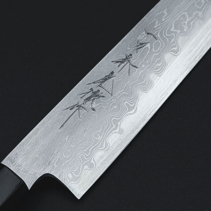 Ittosai Kotetsu Blue #1 Damascus Kengata Sujihiki 270mm Engrave