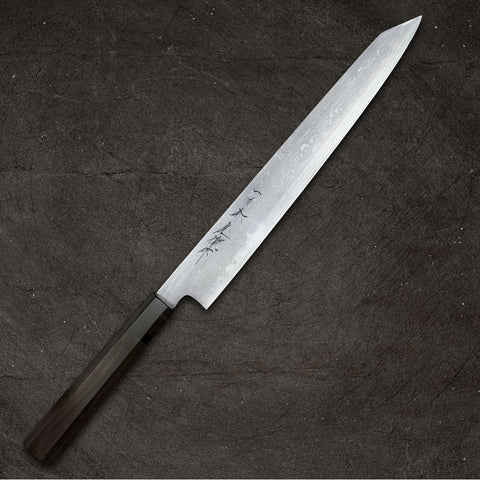 Ittosai Kotetsu Blue #1 Damascus Kengata Sujihiki 270mm (10.6
