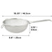 Three Snow Heavy Duty Pro Stainless Steel Fine Mesh Strainer 9.8" dia