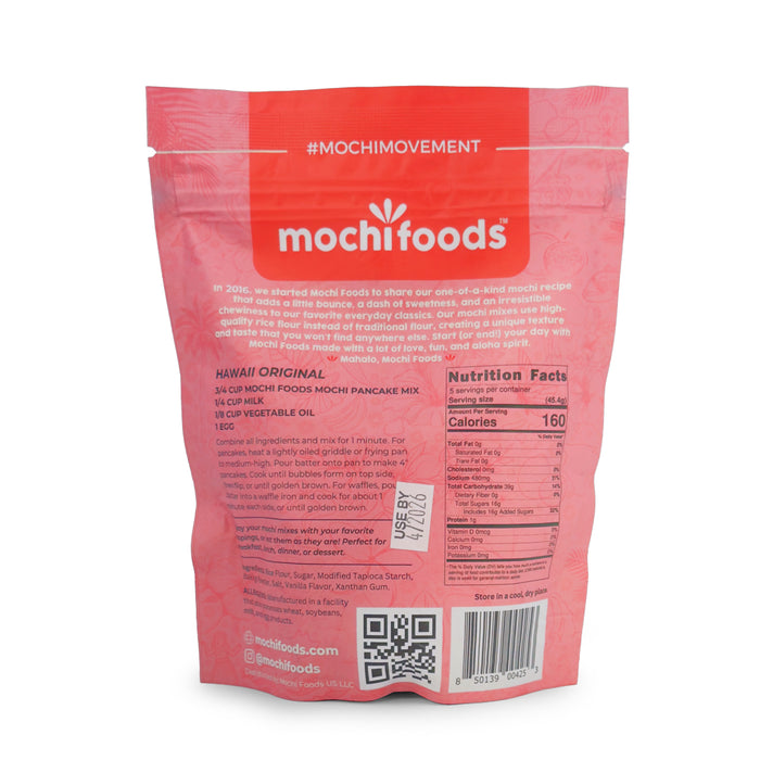 Mochi Foods Rice Flour Pancake Mix - Hawaii Original, Gluten Free 8 oz