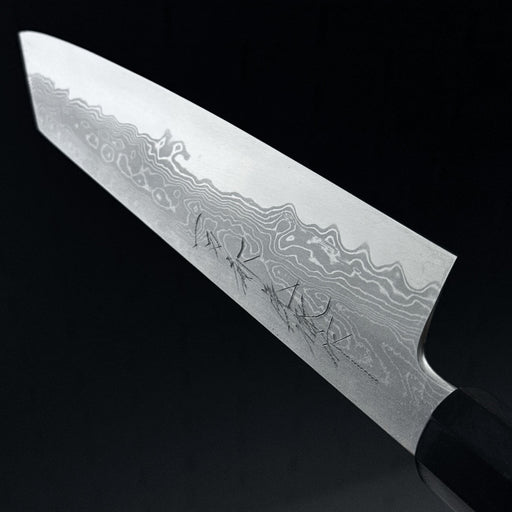 Ittosai Kotetsu Blue #1 Damascus Kengata Gyuto 240mm Blade
