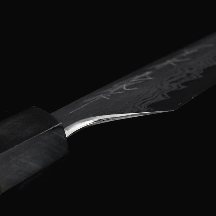 Ittosai Kotetsu Blue #1 Damascus Kengata Gyuto 240mm Heel