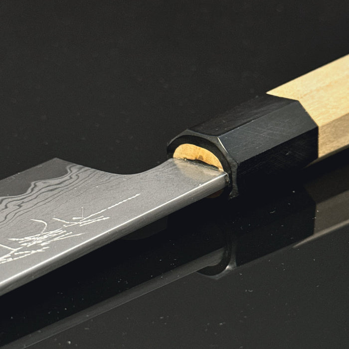 Ittosai Kotetsu Blue #1 Damascus Kengata Gyuto 240mm Joint