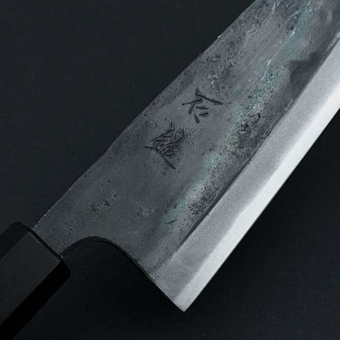 Ishizuchi White #1 Kurouchi Gyuto 180mm Logo Engraved