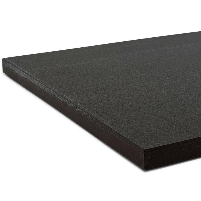 Yamaken Black Embossed Hi-Soft Cutting Board 33" x 15.3" x 0.75" H Corner zoom in