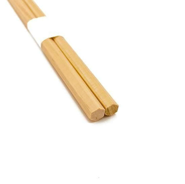 9.5" Disposable Ranchu Japanese Cypress Chopsticks Bundled - 100 Pairs / Pack