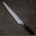 Tadafusa SLD Sujihiki 240mm Hammered Ebony Handle Back Side