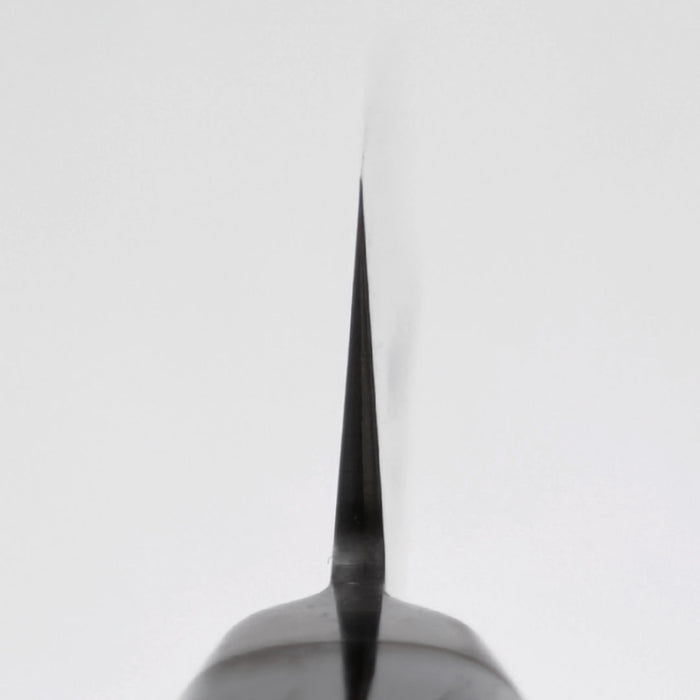 Tadafusa SLD Sujihiki 240mm Hammered Ebony Handle Choil