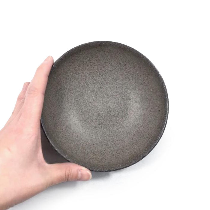 Kanayama Sueki Matte Charcoal Gray Kobachi Bowl 9 fl oz / 5.3" dia