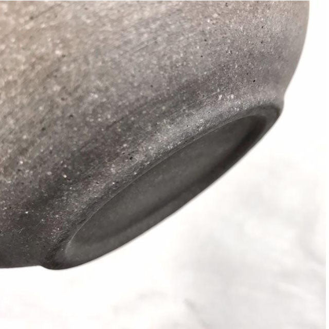 Kanayama Sueki Matte Charcoal Gray Kobachi Bowl 9 fl oz / 5.3" dia