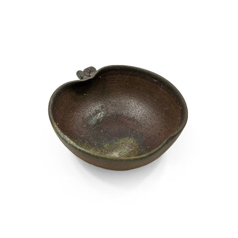 Kanayama Matte Brown Ringo Apple Kobachi Bowl 6.5 fl oz / 3.9
