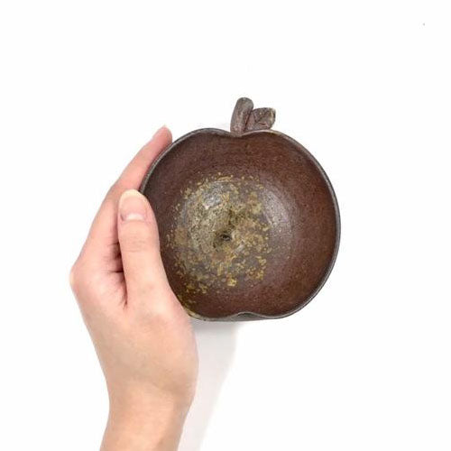 Kanayama Matte Brown Ringo Apple Kobachi Bowl 6.5 fl oz / 3.9" dia