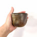 Kanayama Matte Brown Small Beer Tumbler with Dimples 5 fl oz