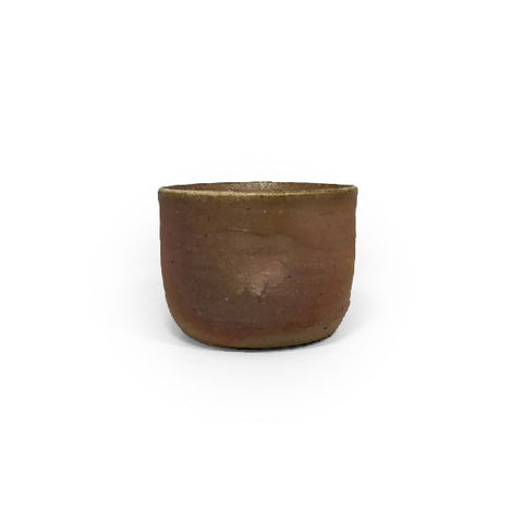 Kanayama Matte Brown Sake Cup with Dimples 3 fl oz