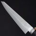 Tadafusa SLD Sujihiki 270mm Hammered Ebony Handle Back Blade