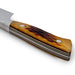 Nenohi Nagi Gyuto 210mm (8.2") Amber Jigged Bone Handle - Handle