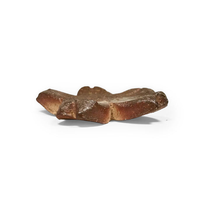 Kanayama Matte Brown Sakura Chopstick Rest Hashioki