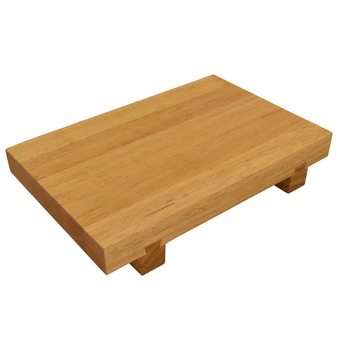 Wooden Sushi Geta Serving Plate 10.6
