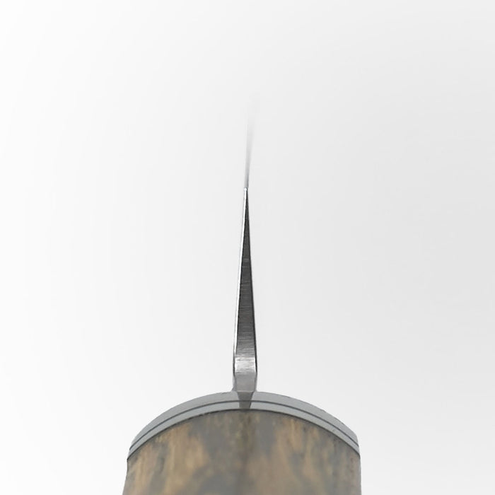 Sakai Takayuki Damascus Hammered VG-10 Petty 180mm Choil