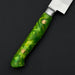 Sakai Takayuki Grand Chef SP Type III Sujihiki 240mm Jungle-Green Stabilized Hybrid Resin Handle