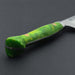 Sakai Takayuki Grand Chef SP Type III Sujihiki 240mm Jungle-Green Stabilized Hybrid Resin Handle