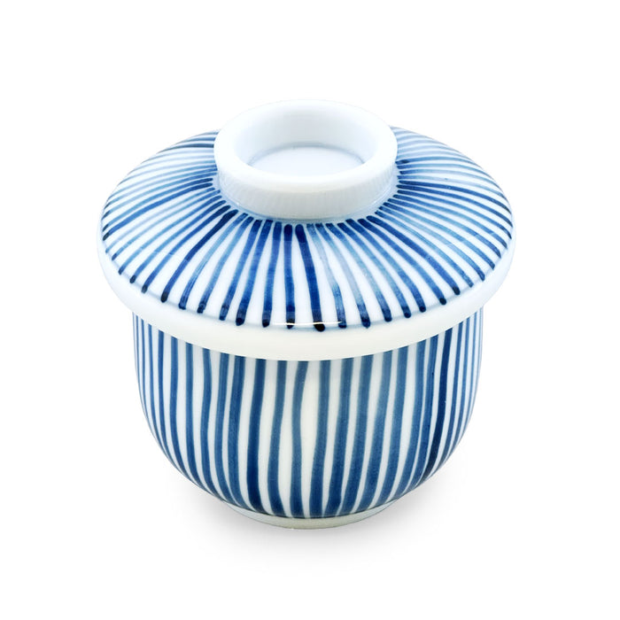 Tokusa Blue Lined Chawanmushi Cup 8 fl oz