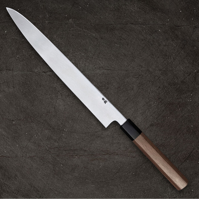 Ishizuchi Blue #2 Kurouchi Yanagi 270mm Back