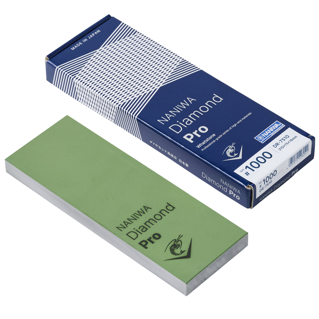 ナニワ ダイヤモンド角砥石 DR-7510 #1000 Naniwa Diamond Pro #1000 Sharpening Stone DR-7510 — MTC Kitchen