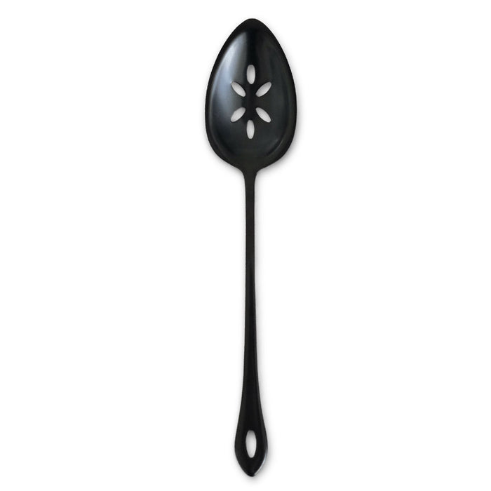 Gestura 1 Tbsp Slotted Spoon Gunmetal 9"