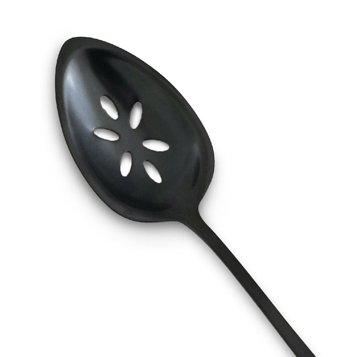 Gestura 1 Tbsp Slotted Spoon Gunmetal 9"