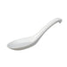 White Ceramic Renge Ramen Spoon 6" Length