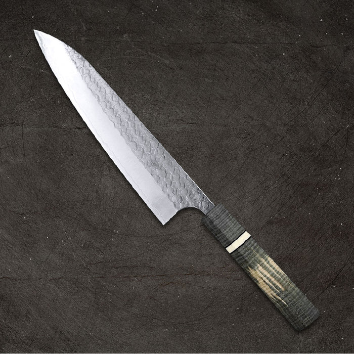 Yoshimi Kato SG2 Minamo Gyuto 210mm Back