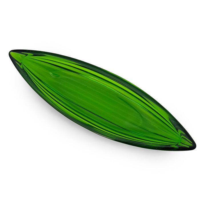 Shonai Craft Glass Amuse Dish Mamezara Green 6.2" x 2" (Set of 3)