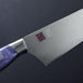 Nenohi Nagi Gyuto 210mm Giraffe Bone Handle Terra Iris with Saya Cover Engrave