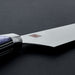 Nenohi Nagi Gyuto 210mm Giraffe Bone Handle Terra Iris with Saya Cover Heel