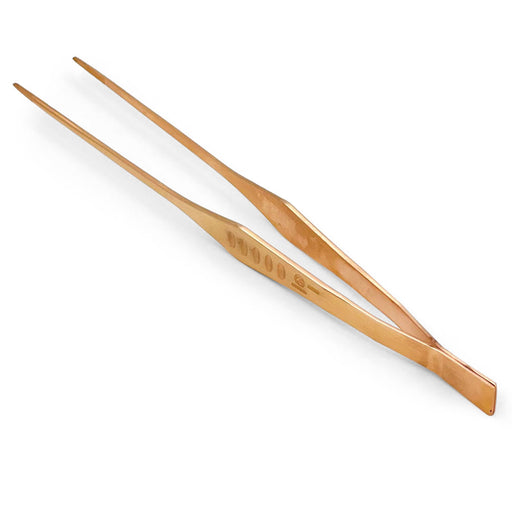 Chef Tongs Stainless Steel Special Sharp Plating Tweezers 8.25" (210mm) - Pink Gold