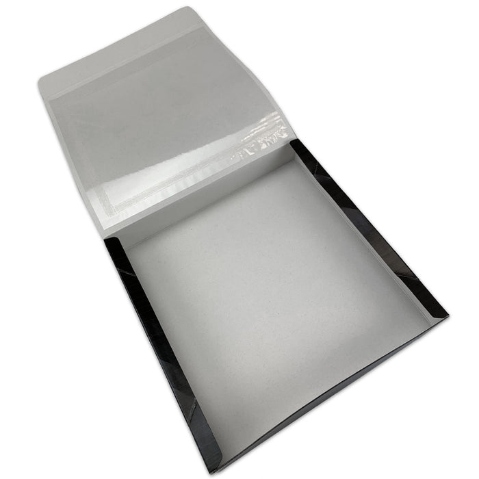 [Clearance] Kokutan Paper Square Takeout Shokado Bento Box with 4-Compartment 9.5" x 9.5" (50 bento box sets)