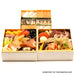 Oribe Jubako Paper 2-Tiered Takeout Bento Box White