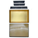 Oribe Paper 6-Compartment Takeout Bento Box Black x Gold 11.6" x 7.75" (40 sets/case)