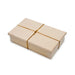 Wooden Rectangular Takeout Bento Box Small 6.7" x 4.3" (25/pack) - W/ Lid