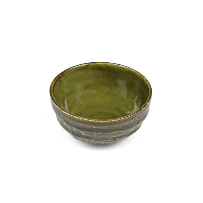 Oribe Green Layered Kobachi Appetizer Bowl 4.5 fl oz / 3.5" dia