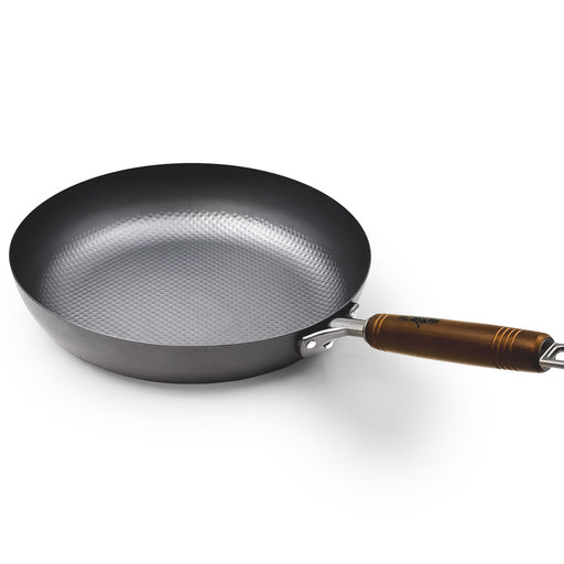 Summit Nitrogen Hardened Iron Frying Pan Embossed 11" dia