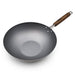 Summit Nitrogen Hardened Iron Beijing Wok Pan Embossed 11.8" dia
