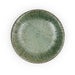 Rusty Moss Green Sendan Line Textured Round Salad Plate 7.1" dia